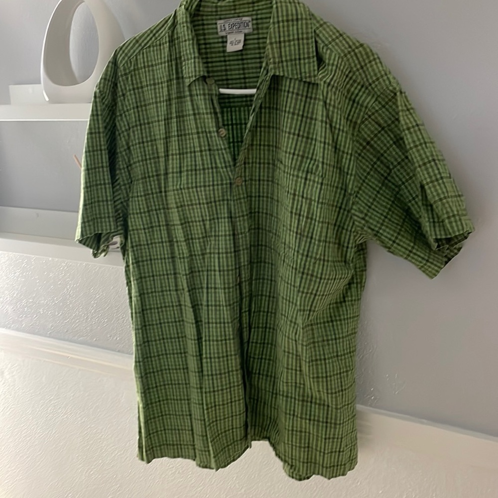 Button up collared tee